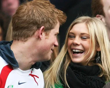 Chelsy Davy and Prince Harry.