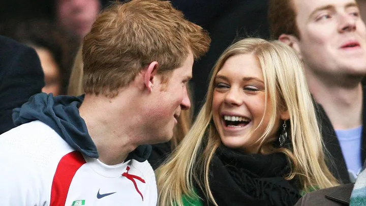 Chelsy Davy and Prince Harry.