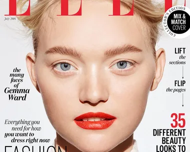 ELLE Australia July 2016 issue starring Gemma Ward