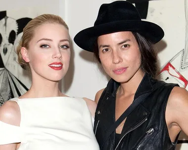 Amber Heard and Tasya van Ree