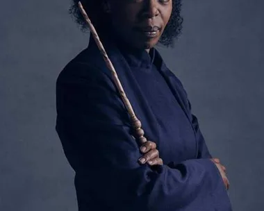 Noma Dumezweni as Hermione Granger in a theater production of Harry Potter and the Cursed Child