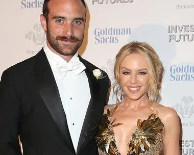 Kylie Minogue and Joshua Sasse.