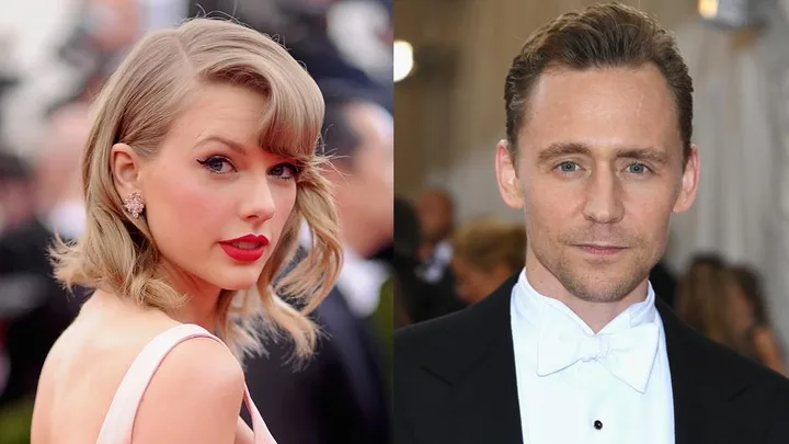 Taylor Swift and Tom Hiddleston.