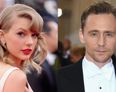 Taylor Swift and Tom Hiddleston.