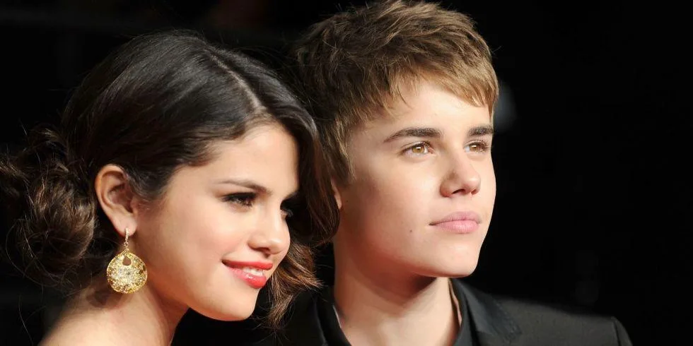 Justin Bieber and Selena Gomez.