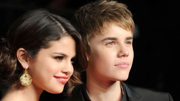 Justin Bieber and Selena Gomez.