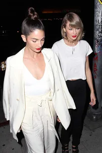 Lily Aldridge and Taylor Swift