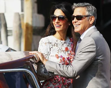 Amal and George Clooney