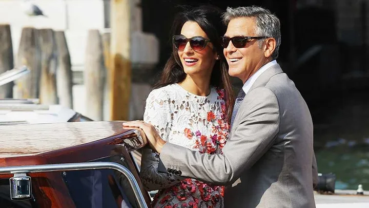 Amal and George Clooney