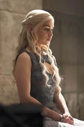 Daenerys Targaryen in Game of Thrones.