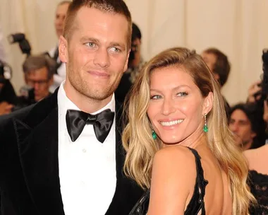 Gisele Bundchen and Tom Brady.