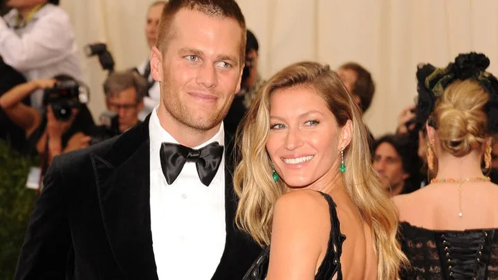 Gisele Bundchen and Tom Brady.