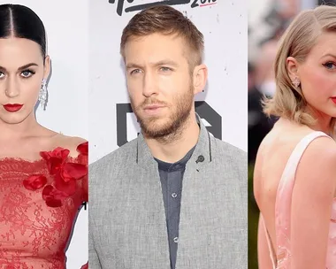 Taylor Swift, Katy Perry and Calvin Harris.