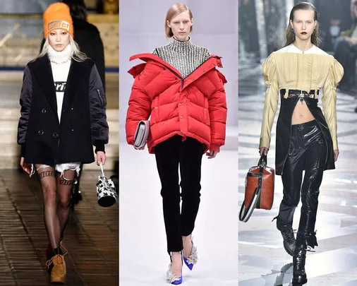 Runway looks from Alexander Wang, Balenciaga and Louis Vuitton