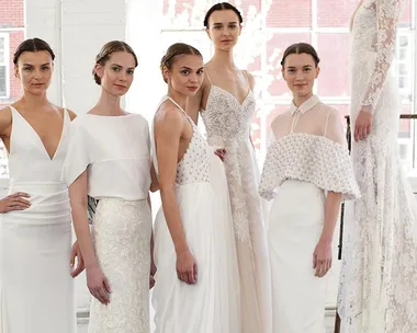 bridal fashion week gowns