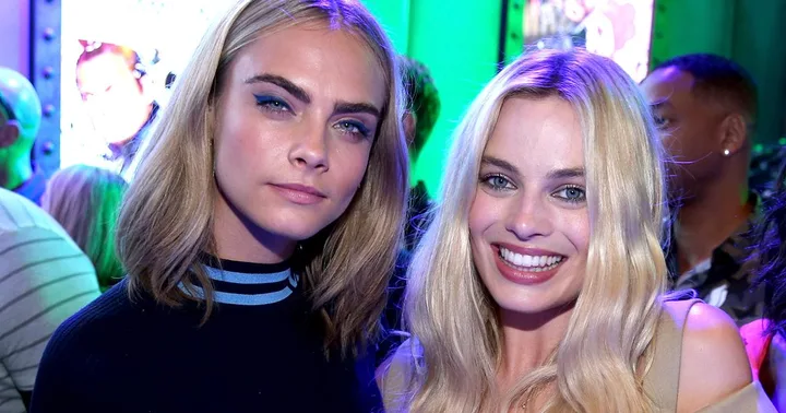 margot robbie cara delevingne tattoo