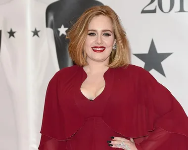 Adele at 2016 Brit Awards