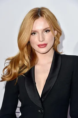 Bella Thorne in Black Jacket on Red Carpet