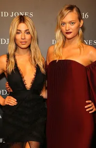 Jessica Gomes and Gemma Ward at David Jones Launch