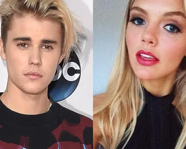 Justin Bieber and Bronte Blampied.