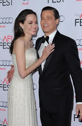 Angelina Jolie and Brad Pitt on Red Carpet