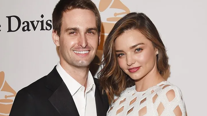 Miranda Kerr and Evan Spiegel.