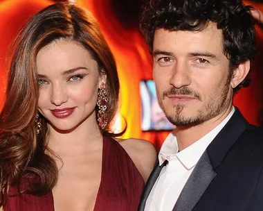 Miranda Kerr and Orlando Bloom.