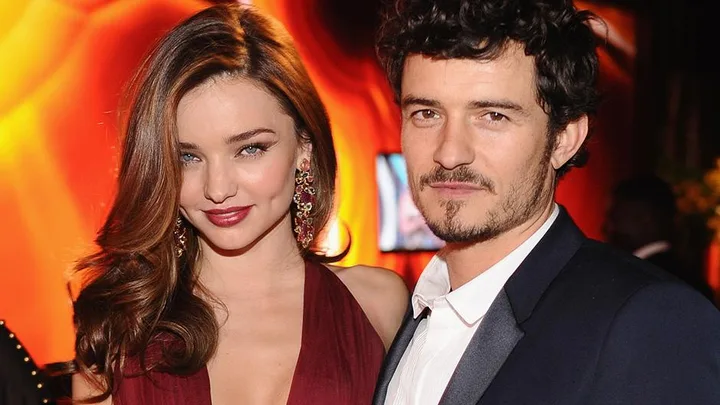 Miranda Kerr and Orlando Bloom.