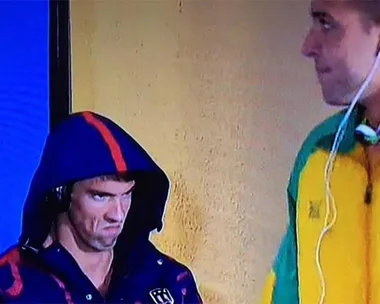 Michael Phelps Face meme.