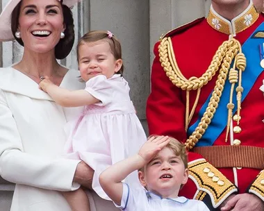 Royal Family at Trooping the Colour 2016