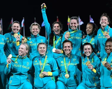 Australian Women's Rugby Sevens Team Win Gold At 2016 Olympics