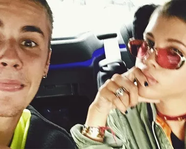 Sofia Richie and Justin Bieber.