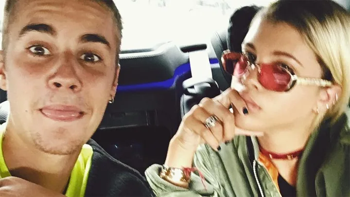 Sofia Richie and Justin Bieber.