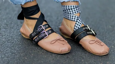 Miu Miu Ballet Flats Street Style