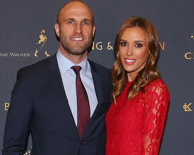 Rebecca and Chris Judd.