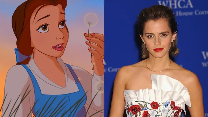 Emma Watson as Belle in Beauty and the Beast