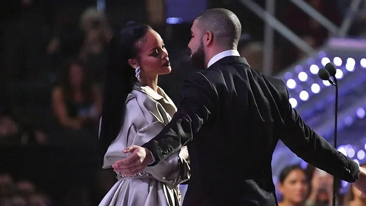 Drake and Rihanna.