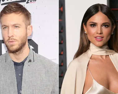 Eiza Gonzalez and Calvin Harris.