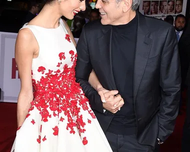 George and Amal Clooney.