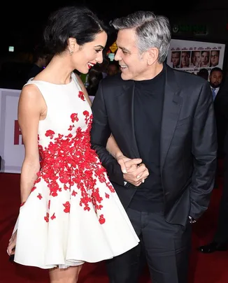 George and Amal Clooney.