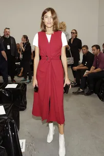 alexa chung nyfw front row