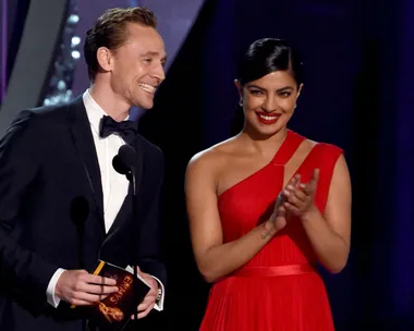 Tom Hiddleston Priyanka Chopra Emmys 2016