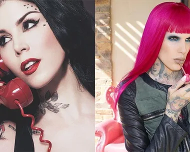 Kat Von D and Jeffree Star