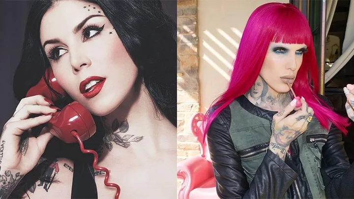 Kat Von D and Jeffree Star