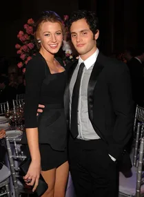 Blake Lively and Penn Badgley.