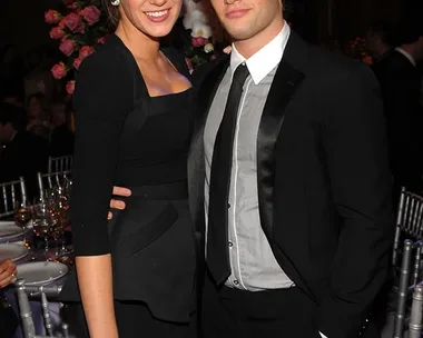 Blake Lively and Penn Badgley.