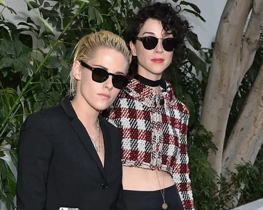 Annie Clark and Kristen Stewart.