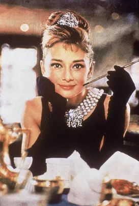 Audrey Hepburn as Holly Golightly in Breakfast at Tiffany's