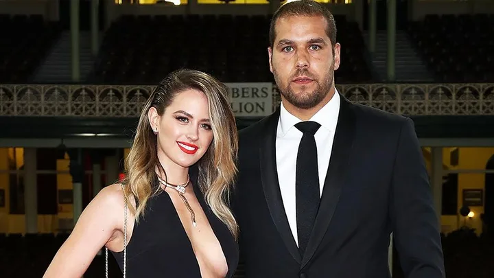 Jesinta Campbell and Buddy Franklin.