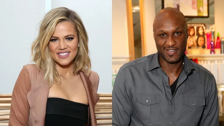 Khloe Kardashian and Lamar Odom.